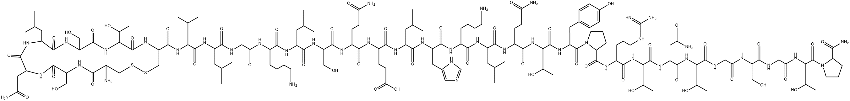 Calcitonin (salmon) Structure